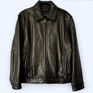 Vintage Marc New York Faux Leather Jacket (Size L men’s)